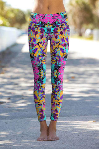 Reflection Lucy Printed Performance Yoga Leggings - Women