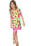 Rosarium Grace Shift Floral Mother and Daughter Dress - Pineapple Clothing