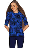 Blue Soulmate Sophia Elbow Sleeve Party Top - Mommy & Me - Pineapple Clothing