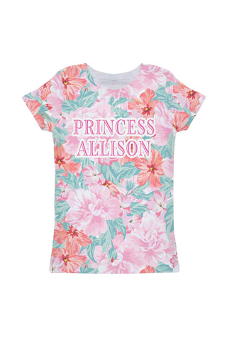 Spring Garden Customized NAME Zoe T-Shirt - Girls - Pineapple Clothing