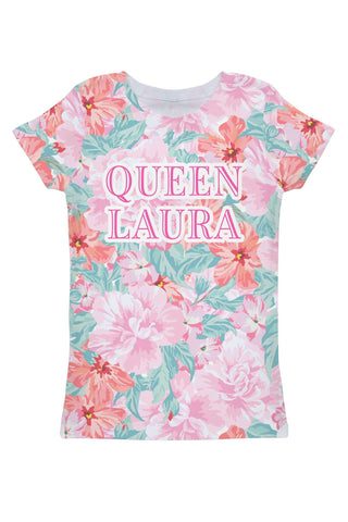 Spring Garden Customized NAME Zoe T-Shirt - Women - Pineapple Clothing