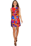 Summer Dizziness Adele Cute Printed Shift Dress - Women - Pineapple Clothing