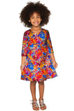 Summer Dizziness Gloria Empire Waist Printed Dress - Girls - Pineapple Clothing