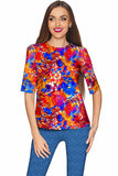 Summer Dizziness Sophia Elbow Sleeve Dressy Top - Women - Pineapple Clothing