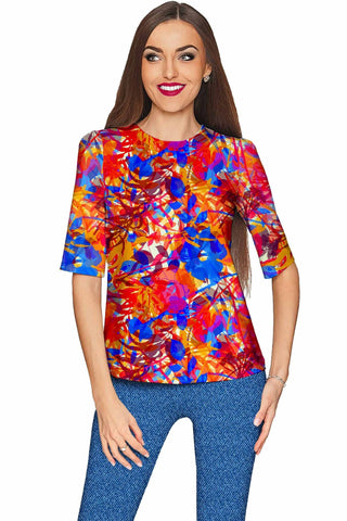 Summer Dizziness Sophia Elbow Sleeve Dressy Top - Women - Pineapple Clothing