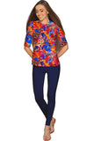 Summer Dizziness Sophia Elbow Sleeve Dressy Top - Women - Pineapple Clothing