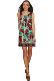 Toscana Sanibel Green Fit & Flare Empire Dress - Women - Pineapple Clothing