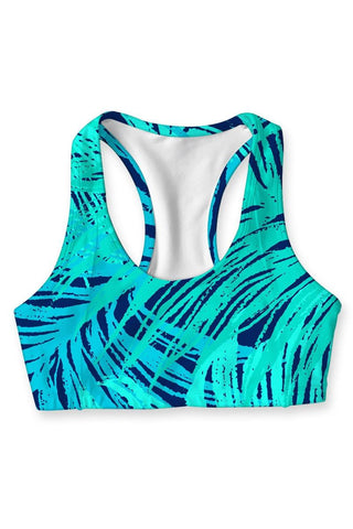 Tropical Dream Stella Seamless Racerback Sport Bra - Women - Pineapple Clothing