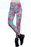 Under The Sea Lucy Printed Performance Leggings - Women - Pineapple Clothing