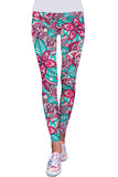 Under The Sea Lucy Printed Performance Leggings - Women - Pineapple Clothing