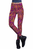 Vibrant Galaxy Lucy Printed Performance Leggings - Women - Pineapple Clothing