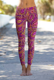 Vibrant Galaxy Lucy Printed Performance Leggings - Women - Pineapple Clothing