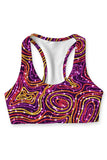 Vibrant Galaxy Stella Seamless Racerback Sport Bra - Women - Pineapple Clothing