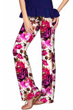 Vintage Charm Amelia Floral Pull-On Palazzo Pant - Women - Pineapple Clothing