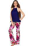 Vintage Charm Amelia Floral Pull-On Palazzo Pant - Women - Pineapple Clothing