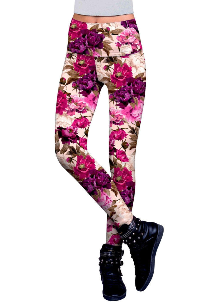 Vintage Charm Lucy Floral Performance Leggings - Women - Pineapple Clothing
