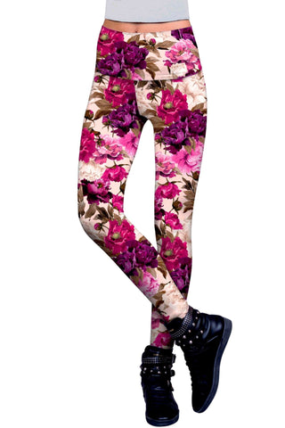 Vintage Charm Lucy Floral Performance Leggings - Women - Pineapple Clothing