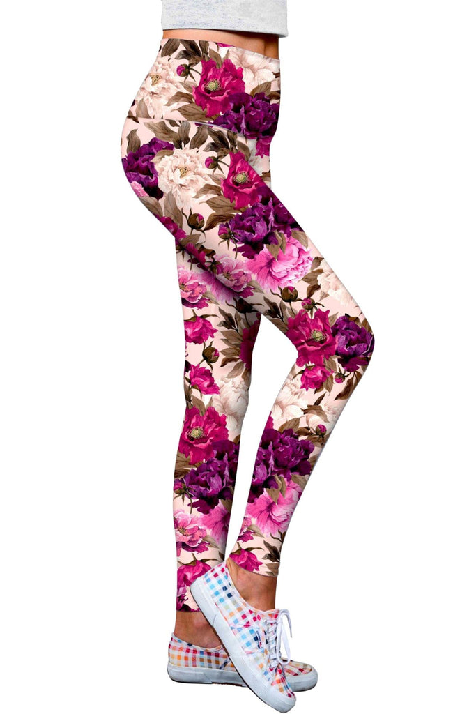 Vintage Charm Lucy Floral Performance Leggings - Women - Pineapple Clothing