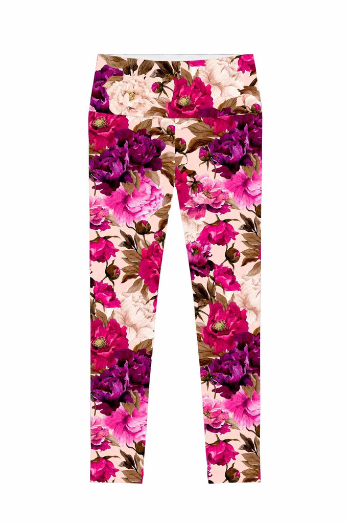 Vintage Charm Lucy Floral Performance Leggings - Women - Pineapple Clothing
