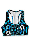 Kaleidoscope Stella Seamless Racerback Sport Yoga Bra - Women