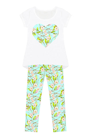 White Muse Mary Set - Girls - Pineapple Clothing