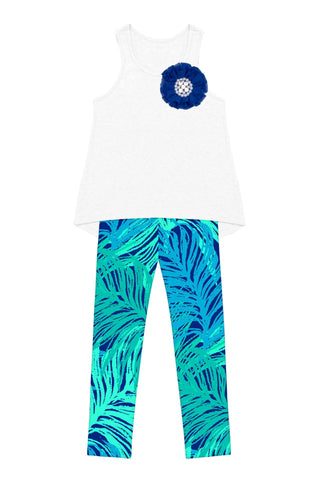 White Tropical Dream Donna Set - Girls - Pineapple Clothing