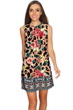 Wild & Free Adele Leopard Print Mini Shift Dress - Women - Pineapple Clothing